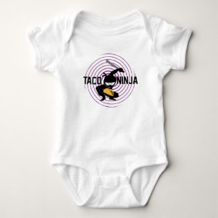 Body Para Bebê Taco Ninja Design - Bebê Jersey Bodycase
