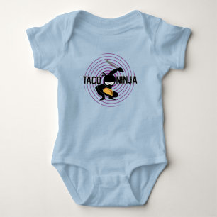 Body Para Bebê Taco Ninja Design - Bebê Jersey Bodycase