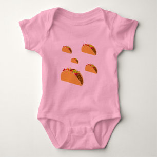 Body Para Bebê Taco Terça-feira Design - Bebê Jersey Bodycase