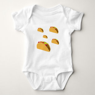 Body Para Bebê Taco Terça-feira Design - Bebê Jersey Bodycase