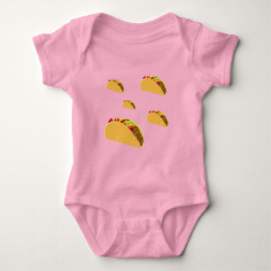 Body Para Bebê Taco Terça-feira Design - Bebê Jersey Bodycase