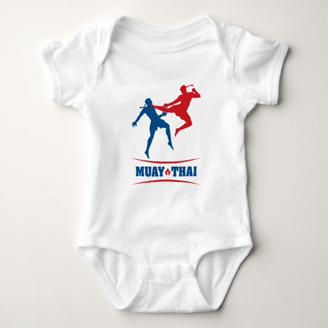 Body Para Bebê Tailandês de Muay (Frente)