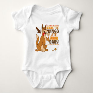 Body Para Bebê Talvez o Dingo comeu seu bebê