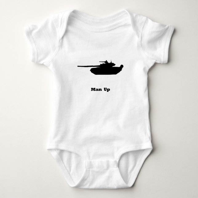 Body Para Bebê Tank Man Up (Frente)