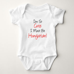 Body Para Bebê Tão Bonita Deve Ser Húngara