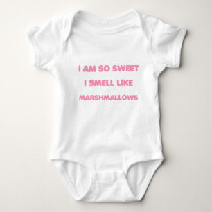 Body Para Bebê Tão doce marshmallow - Baby