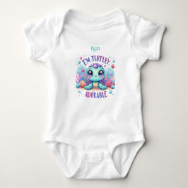 Body Para Bebê Tartaruga-Bebê Personalizada