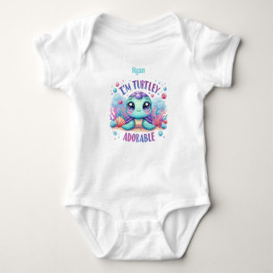Body Para Bebê Tartaruga-Bebê Personalizada