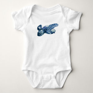 Body Para Bebê Tartaruga-do-mar Continua Nadando Bebê Roupa-de-Po