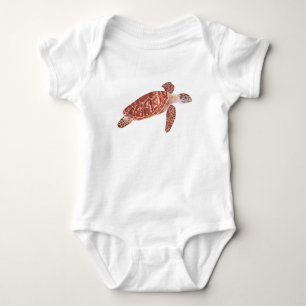 Body Para Bebê Tartaruga marinha