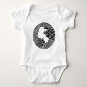 Body Para Bebê Tartaruga pai e filho