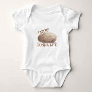 Body Para Bebê Taters que vai a Tate