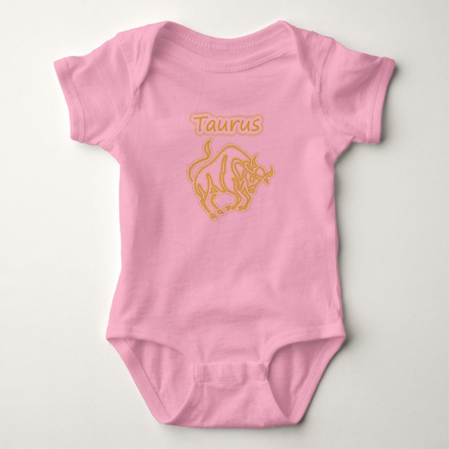 Body Para Bebê Taurus brilhante (Frente)