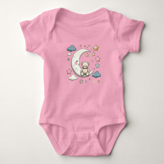 Body Para Bebê Teddy Bear Moon