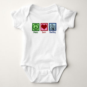 Body Para Bebê Telhado de Amor pela Paz