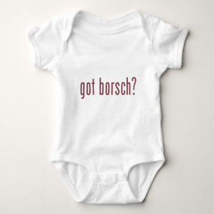 Body Para Bebê tem borsch?