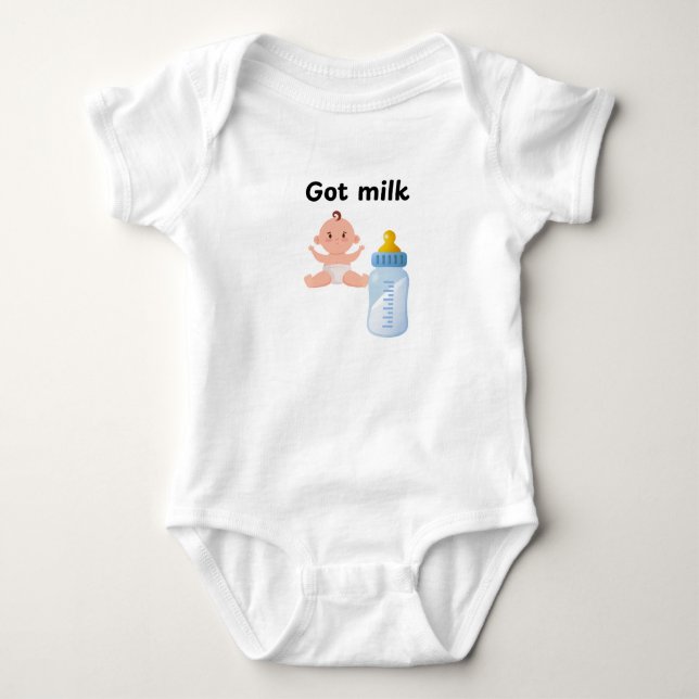 Body Para Bebê Tem leite (Frente)