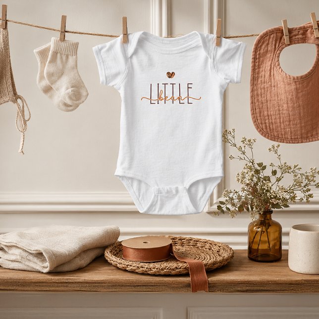 Body Para Bebê Tema Café Little Bean  (Little Bean)