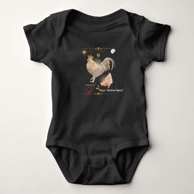 Body Para Bebê Tema de Natal Boganhues Imprimir  (Frente)