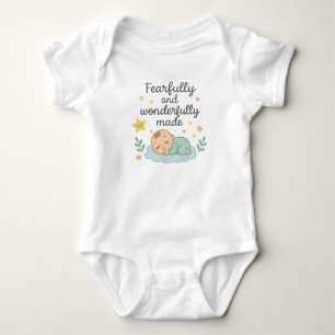 Body Para Bebê Temível e maravilhosamente