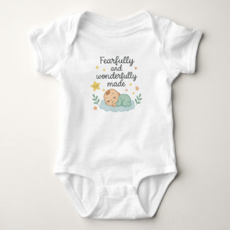 Body Para Bebê Temível e maravilhosamente
