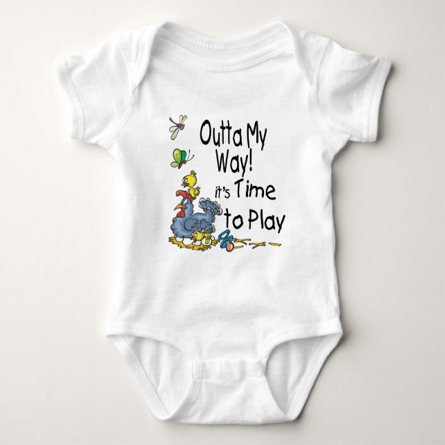 Body Para Bebê Tempo de Reprodução (Frente)