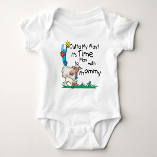 Body Para Bebê Tempo para jogar com a Mamãe2