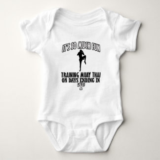 Body Para Bebê Tendendo o design tailandês de Muay