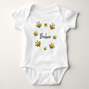 Body Para Bebê Tenha um dia útil! Abelha Whimsical
