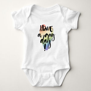 Body Para Bebê Tenha Um Gay Dia