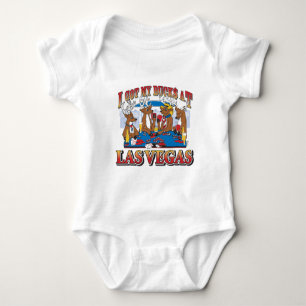 Body Para Bebê Tenho o meu dinheiro em Las Vegas