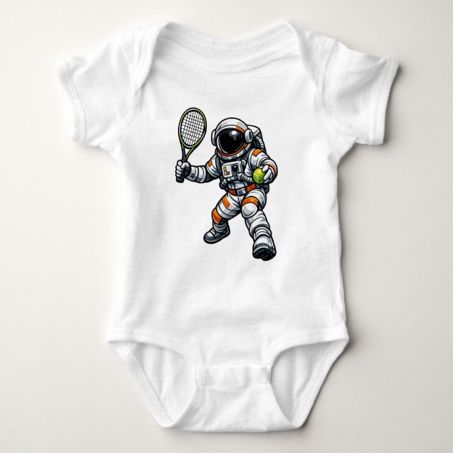 Body Para Bebê Tênis Astronauta (Frente)