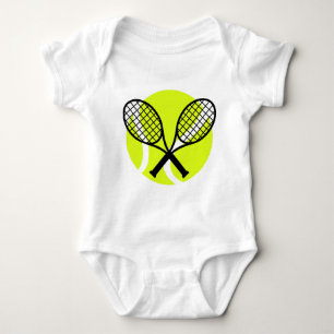 Body Para Bebê Tênis Ball e Racquets