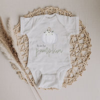 TERA Cute Sage Green Floral Little Pumpkin