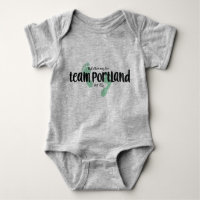 Terno do corpo do bebê de Portland da equipe