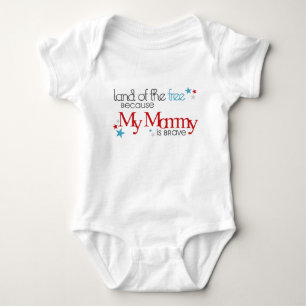 Body Para Bebê Terra do livre, porque minha mamãe é brava