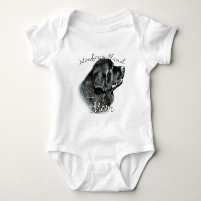 Body Para Bebê Terra Nova (preto) Mãe 2 (Frente)