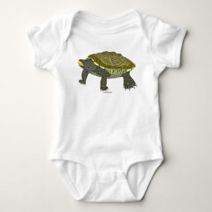Body Para Bebê Terrapin (branco) - Bodysuit de bebê