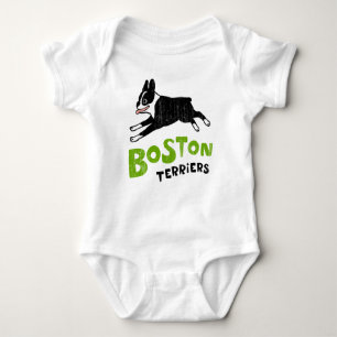 Body Para Bebê Terriers de Boston