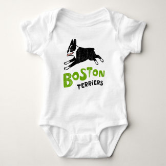 Body Para Bebê Terriers de Boston
