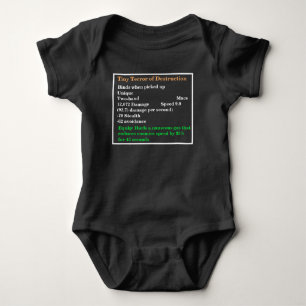 Body Para Bebê Terror Pequeno