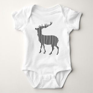 Body Para Bebê Teste padrão bonito dos cervos