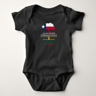 Body Para Bebê Texan crescido com raizes lituanas