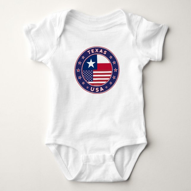 Body Para Bebê Texas (Frente)