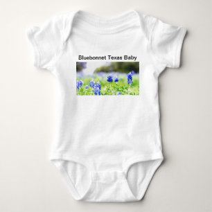 Body Para Bebê Texas Bluebonnet Baby Bodyfato Onsie Newborn