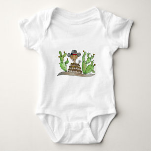 Body Para Bebê Texas Rattlesnake
