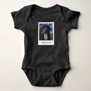 Body Para Bebê Texto e Foto Personalizadas de Pet de Cachorro Pre