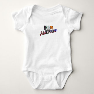 Body Para Bebê Texto irlandês-americano para Baby-Jersey-Bodycase