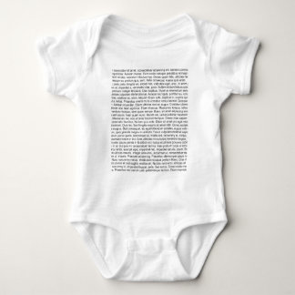 Body Para Bebê texto lorem de cego dummy text ipsum