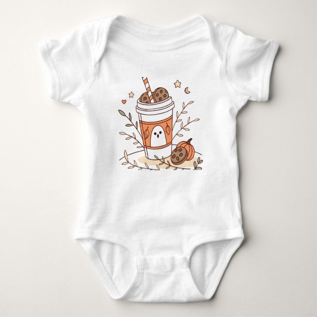 Body Para Bebê Thanksgiving baby clothes, custom baby bodysuit (Frente)